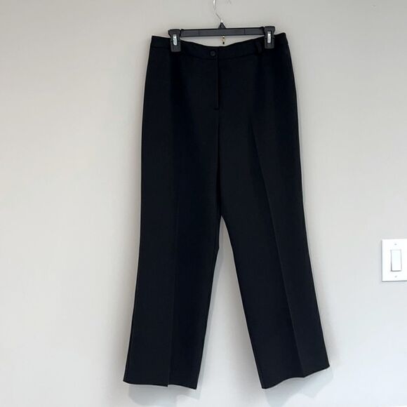 Evan Picone Black Women's Size 10 Black Straight Leg Dress Pants - Picture 1 of 11